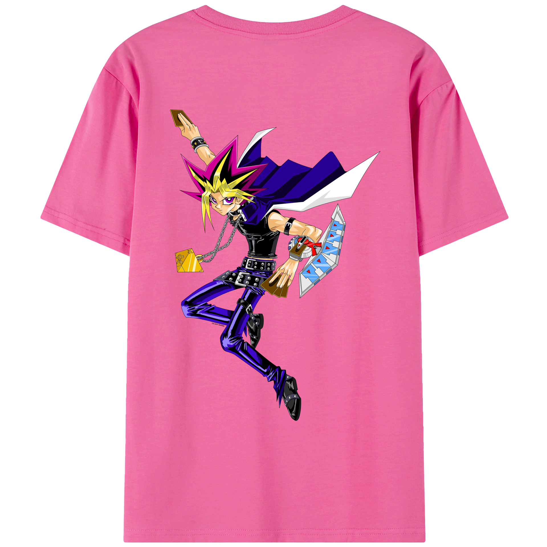 （画像用） 遊☆戯☆王 Yu-Gi-Oh! レディース半袖Tシャツ(バックプリント)